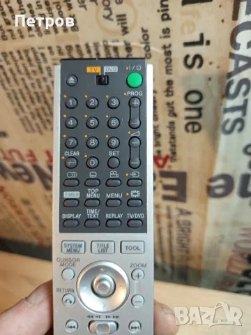 Дистанционно"SONY"RMT-D203P.( За Двд-Рекордер), снимка 2 - Дистанционни - 49776544