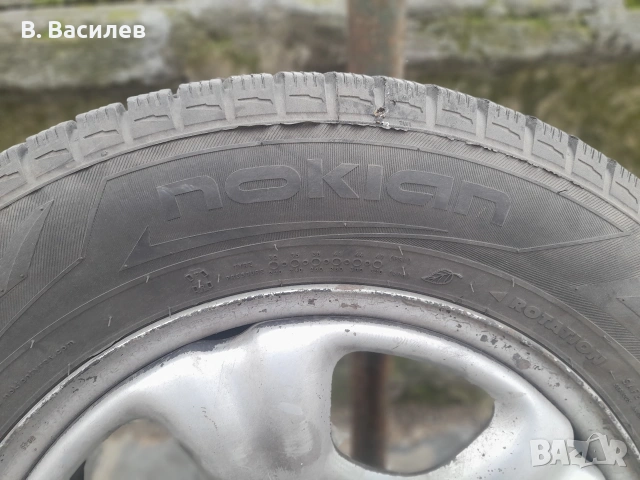 железни джанти с гуми за Subaru 16 цола, снимка 2 - Гуми и джанти - 53691287