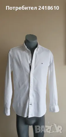 Tommy Hilfiger Stretch Pique Cotton Slim Fit Mens Size S НОВО! ОРИГИНАЛ! Мъжка Риза!, снимка 10 - Ризи - 49336895