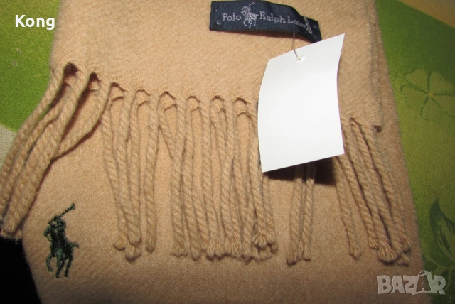  Fendi вълнен шал Ralph Lauren Унисекс Нов с етикет Ралф Лоурен Фенди Pashmina, снимка 8 - Шалове - 53086503