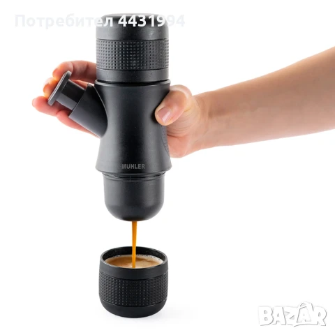 Еспресо машина Muhler MCM-99H, преносима, ръчна, снимка 1