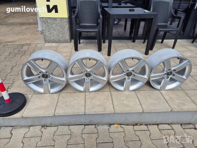 4бр.Оригинални Джанти Ауди А4/B8/Q5-17 цола , снимка 3 - Гуми и джанти - 51892811