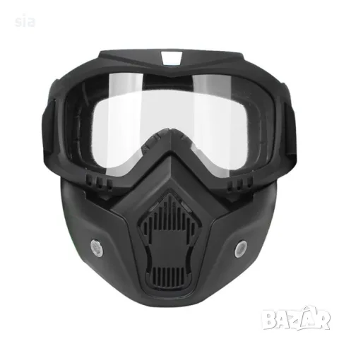 Очила с маска за мотор с 4 цвята на визьор а, снимка 4 - Аксесоари и консумативи - 40036390