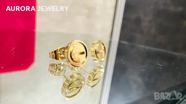 CARTIER Love Gold Stud Дамски Обеци
