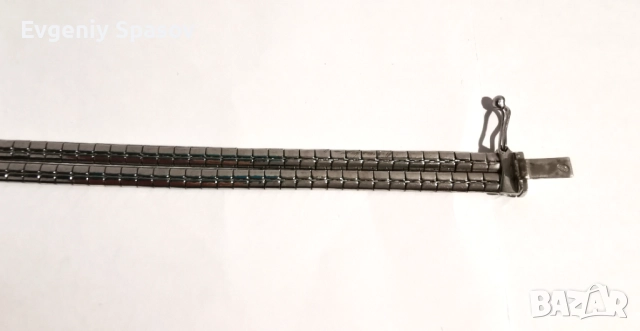 Сребърна Елегантна Гривна Винтидж Ръчна работа проба 800, снимка 10 - Гривни - 52649009