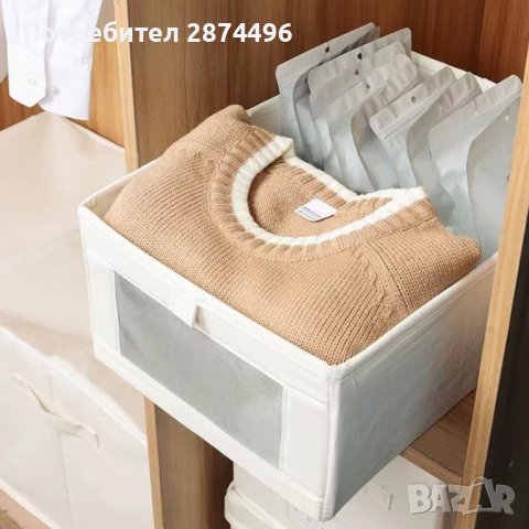 3985 Текстилен органайзер за гардероб, снимка 3 - Органайзери - 41502785