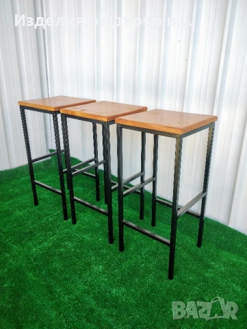 столове с дърво и желязо по поръчка , снимка 6 - Столове - 51102765