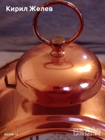 Рядък стар будилник INSA Югославия механичен за КОЛЕКЦИЯ 33447, снимка 3 - Антикварни и старинни предмети - 51859531