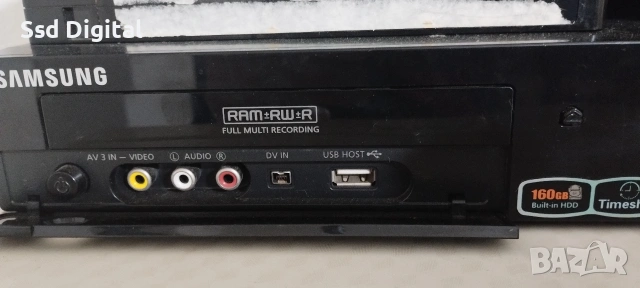 ДВД рекордер Samsung, снимка 3 - Плейъри, домашно кино, прожектори - 53847424
