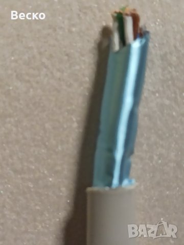 Кабел меден CQR CABS6 алармен СОТ 6 ядра екраниран многожилен калайдисан противопожарен може наметър, снимка 8 - Други - 37050442