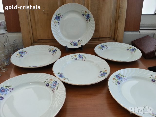 Стар български порцелан чинии супник , снимка 4 - Антикварни и старинни предмети - 35849431