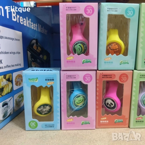 Детска играчка часовник, против комари, светлинен ефект, снимка 3 - Гривни - 52795724