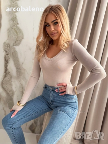 Дамска блуза с дълги ръкави, 9цвята , снимка 11 - Блузи с дълъг ръкав и пуловери - 53186687