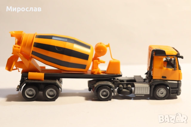 HERPA H0 1/87 MERCEDES ANTOS МИКСЕР БЕТОНОВОЗ МОДЕЛ КАМИОН, снимка 6 - Колекции - 53128983
