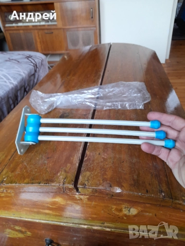 Стара закачалка за кърпи #7, снимка 2 - Други ценни предмети - 51657183