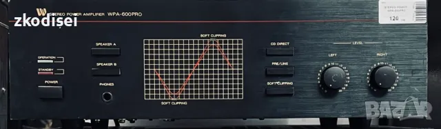 Усилвате Stereo power - WPA - 600 PRO, снимка 1