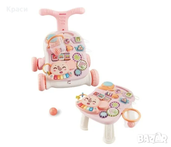 уокър Проходилка 2в1 Play&Grow KIKKABOO - Pink

, снимка 4 - Проходилки - 48918058