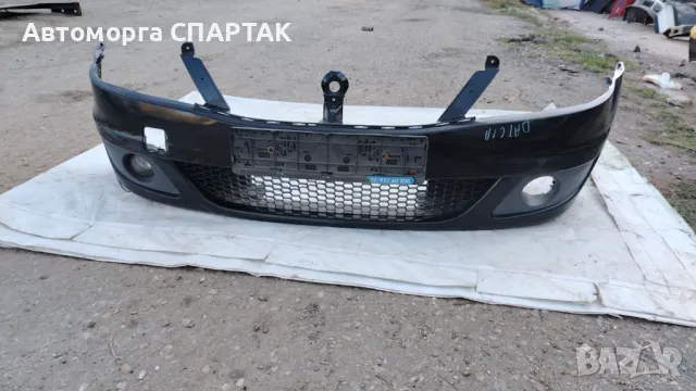 DACIA LOGAN MCV LIFT ПРЕДНА броня ЧЕРНА NV676