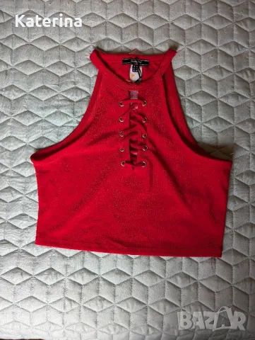 Панталон и къс топ, снимка 4 - Корсети, бюстиета, топове - 50165287