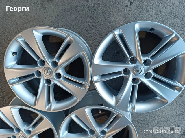 4бр.алуминиева джанта 17 цола за Opel 5x115, снимка 2 - Гуми и джанти - 53666536