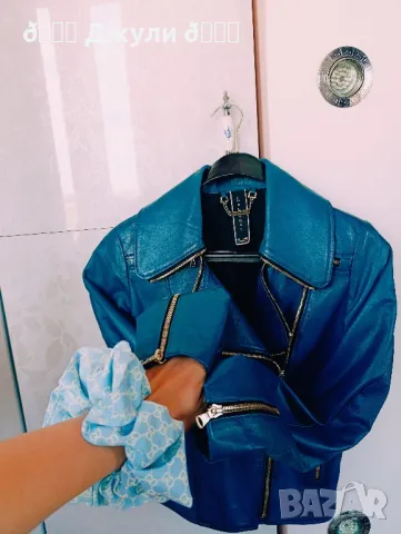 Кожено яке от естествена агнешка кожа, снимка 14 - Якета - 50033309