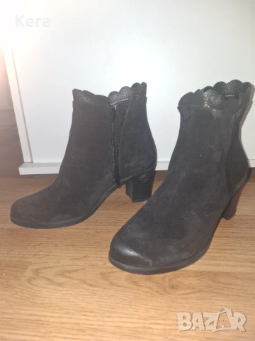 Боти, естествен велур