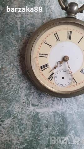 Стар джобен часовник с ключ, снимка 5 - Джобни - 52383750