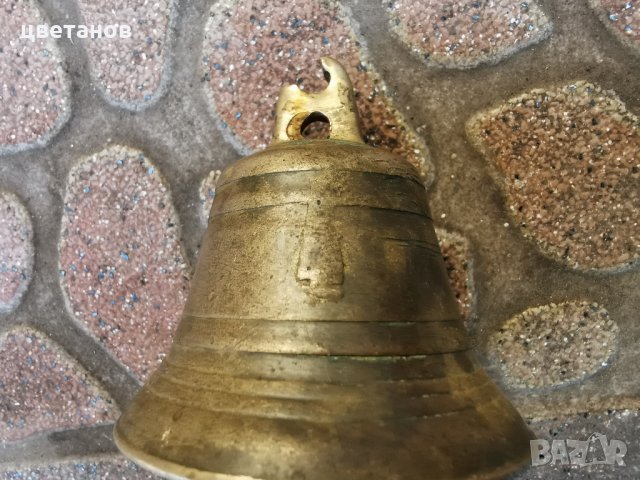 бронзова камбана, снимка 3 - Антикварни и старинни предмети - 35685016