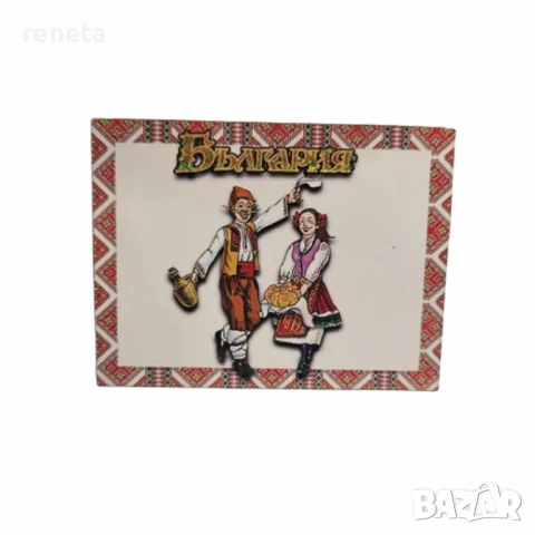 Магнитна фигурка, Дървена, Български мотиви, снимка 1