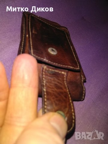 Калъвче за запалка и документи-карти Ардино  естествена кожа 100х65мм, снимка 4 - Портфейли, портмонета - 39613033