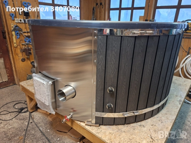 Джакузи на дърва външно с всички екстри, снимка 7 - Басейни и аксесоари - 52972527