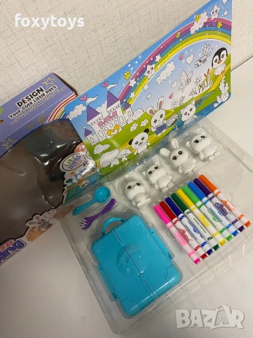Комплект за оцветяване - 3 в 1 - фигури, куфарче, флумастери, снимка 7 - Образователни игри - 51187721