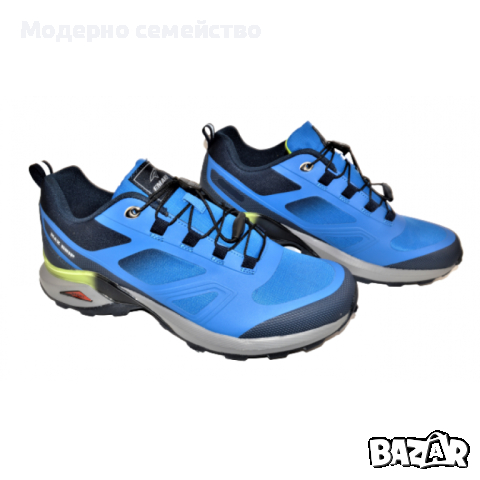 Мъжки маратонки в синьо  с връзки, снимка 2 - Маратонки - 44739727