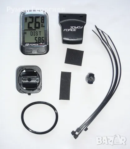Велокомпютър FORCE WLS 20 FUNCTIONS, WIRELESS, снимка 2 - Аксесоари за велосипеди - 49201404