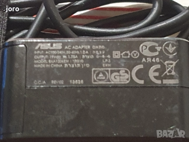 asus 19v 1.75a 33w charger, снимка 2 - Друга електроника - 51712084