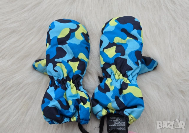 Детски ски ръкавици 6-8 години, снимка 12 - Шапки, шалове и ръкавици - 53137007