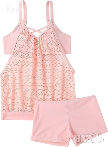 Бански костюм от две части танкини, размери М, снимка 2 - Бански костюми - 44610973