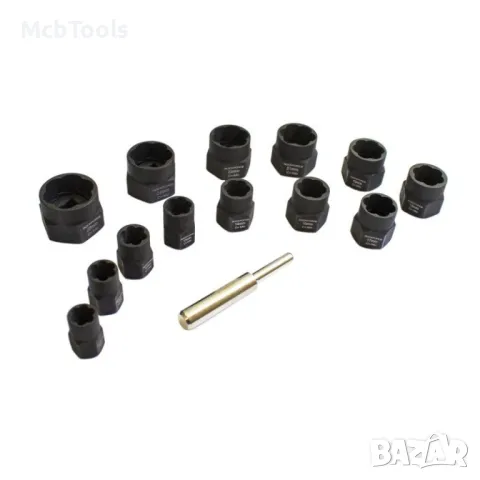 Екстрактори комплект 14 части 10-27мм HAWEK, снимка 2 - Други инструменти - 47287649