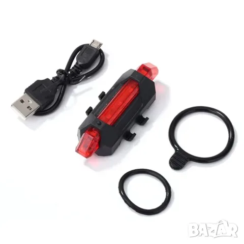 Заден LED стоп 50 lm с 4 режима за велосипед