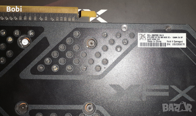 Видеокарта XFX Radeon RX 580 8GB, снимка 6 - Видеокарти - 44738476