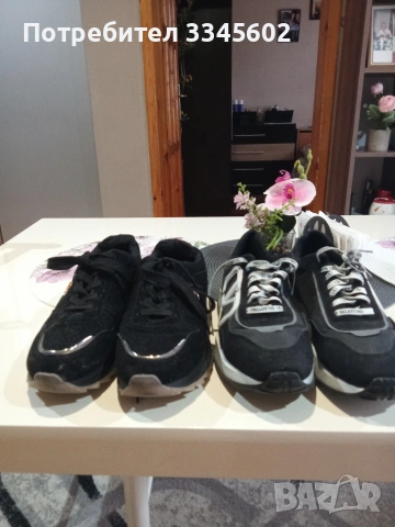 Дамски обувки двата чифта са за 40лв , снимка 4 - Маратонки - 53241778