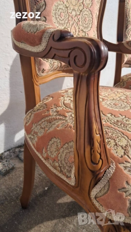 Кресла Трапезни масив орех, снимка 7 - Столове - 53680602