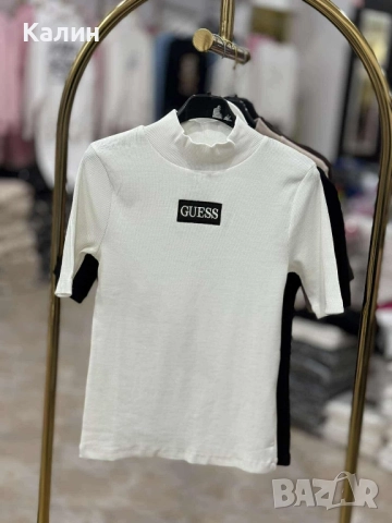 Дамски блузи Guess - рипс - няколко цвята - 35 лв., снимка 4 - Тениски - 52375607