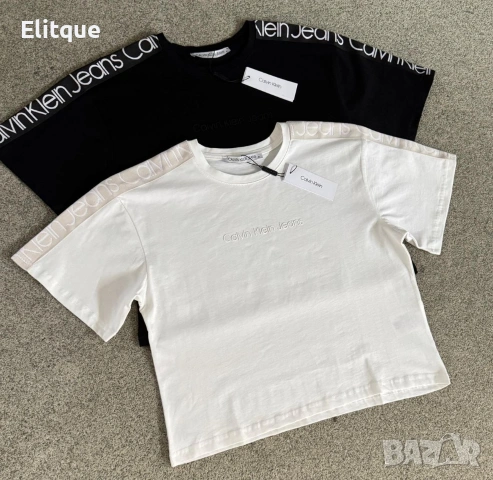 памучни тениски calvin klein guess , снимка 6 - Тениски - 53282293