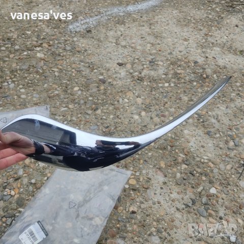 Оригинална Хромирана лайстна на предна броня за Рено Сценик и Гранд Сценик за Модели след 2008г, снимка 7 - Части - 39487938
