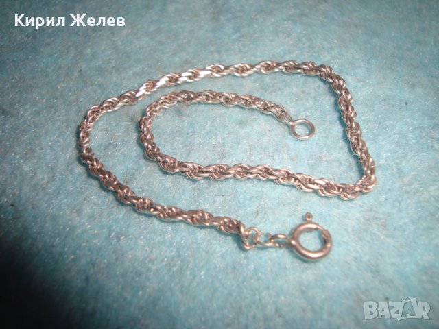 КРАСИВА СРЕБЪРНА ГРИВНА СРЕБРО 925 СПИРАЛОВИДНА ДВОЙНА ВИНТИДЖ АРТ ПЛЕТКА 25630, снимка 3 - Гривни - 35859844