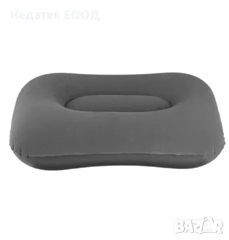 Надуваема кадифена възглавница  Bestway, Сив, 42x26x10см. , снимка 3 - Басейни и аксесоари - 50373772