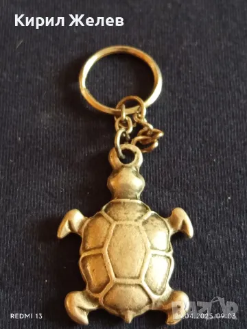 Красив ключодържател метална костенурка 🐢 подходящ аксесоар за раници 26403, снимка 2 - Други - 50077089