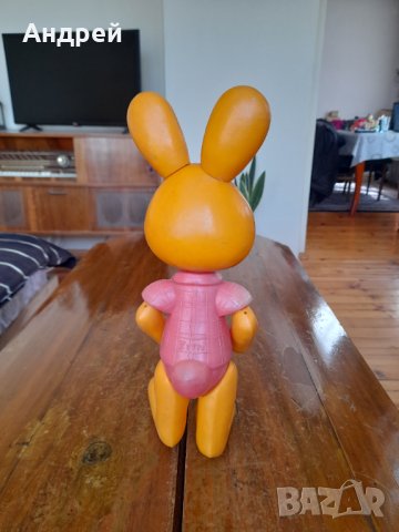 Стара играчка заек #5, снимка 3 - Други ценни предмети - 40593355