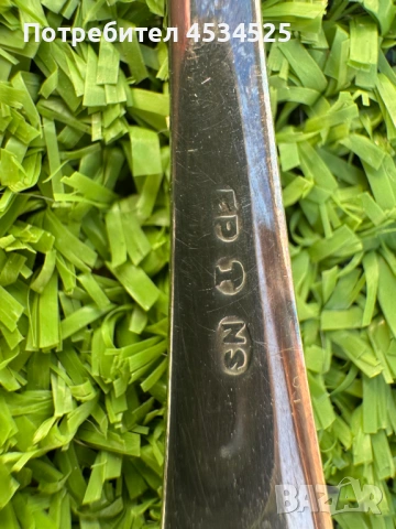 Антикварен комплект за чай: 6 посребрени лъжички и щипка за захар в оригинална кутия (EPNS), снимка 4 - Антикварни и старинни предмети - 53752603